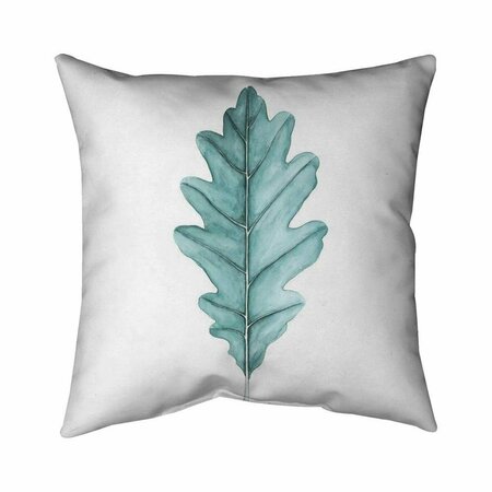 BEGIN HOME DECOR 20 x 20 in. Oak Leaf-Double Sided Print Indoor Pillow 5541-2020-FL309